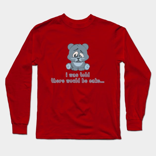 No Cake! Long Sleeve T-Shirt by madmonkey